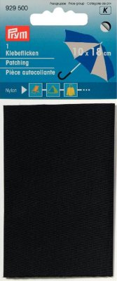 929500 PRYM - Laglapp Nylon Svart 10x18 cm  Nylon Patching self-adhesive 18 x 10 cm black