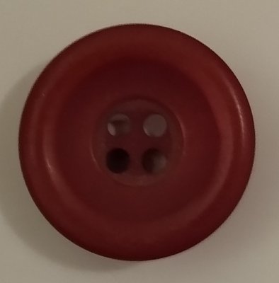 Knapp 28 mm Ø Röd