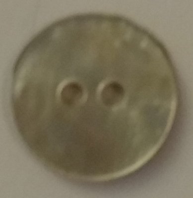 Knapp 13 mm Ø Silverfärgad