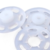 PRYM - tryckknappar i plast 7 mm, fyrkantiga - 1000 st
