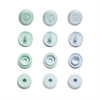PRYM - Plasttryckknappar - Color snaps Blå / Blue RUNDA - Ø 9 MM 36 st