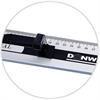Linjal 45 cm Aluminium med handtag, bredd 50 mm