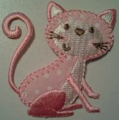 Katt+sittande+rosa+Textra+79A61841A