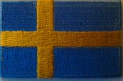 Textra+Sverige+Svensk+Flagga+50+mm+30+mm