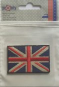 523802730 523.802.730 Flagga England Storbritannien United kingdom applikation att stryka på märke