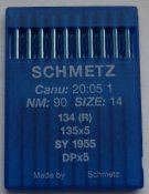 134090 Nål 134/14 (R) 90 10-pack SCHMETZ, 1955, 135x5