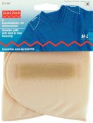 993816 PRYM - Axelvadd inlägg med fästanordning hudfärg 2 st M - L Shoulder pads Set-in with hook and loop fastening flesh M-L