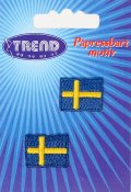 Flagga 2 st. Svensk 21 mm * 15 mm Trend.