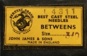 L4311 John James best cast stel needles 3/9
