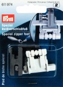 611974 PRYM - Dold blixtlåsfot  Special zipper foot for Sewing Machines for non-visible zips