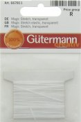667811 gütermann gutermann magic stretch elastic resår transparent genomskinlig