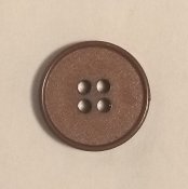 Knapp 18 mm Ø brun