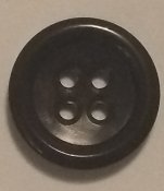 Knapp 15 mm Ø svart