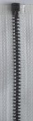 Dragkedja Vit delbar 60 cm, metall. 6 mm.
