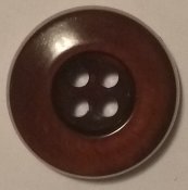 Knapp 25 mm Ø brun