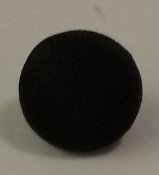 Knapp 10 mm Ø svart