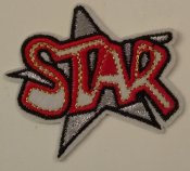 STAR applikation märke patch