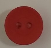 Knapp 12 mm Ø Röd.