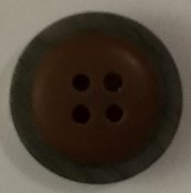 Knapp 18 mm Ø brun/grå