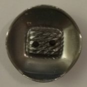 Knapp 25 mm Ø silverfärgad