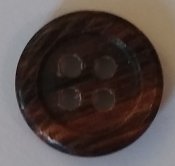 Knapp 16 mm Ø brun