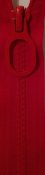 Dragkedja röd delbar 180 cm 2-Vägs polyester, 6 mm RIES