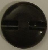 Knapp 27 mm Ø Brun