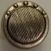 Knapp 13 mm Ø Silverfärgad - Metall