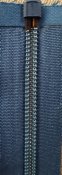 Dragkedja Blå delbar  48 cm polyester, 6 mm RIES