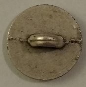 Knapp 13 mm Ø Silverfärgad - Metall