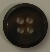 Knapp 16 mm Ø beige/brun