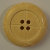 Knapp 26 mm Ø gul
