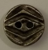 Knapp 13 mm Ø Silverfärgad