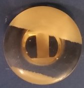 Knapp 12 mm Ø Vit/Genomskinlig