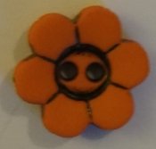 Blomma. Orange. 14 mm * 14 mm.