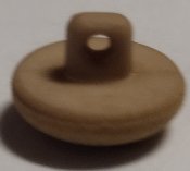 Knapp 16 mm Ø Beige