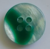 Knapp 15 mm Ø Vit/Grön