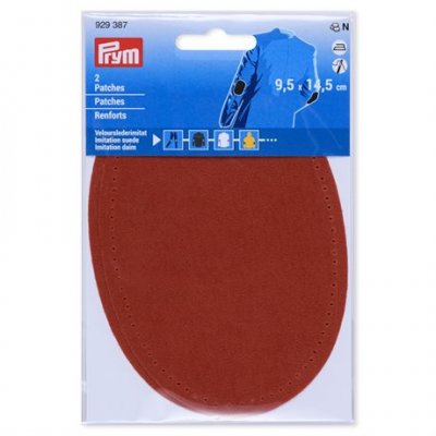 Prym - Lagningslappar i konstläder 10x14 cm TERRA 2-p.
