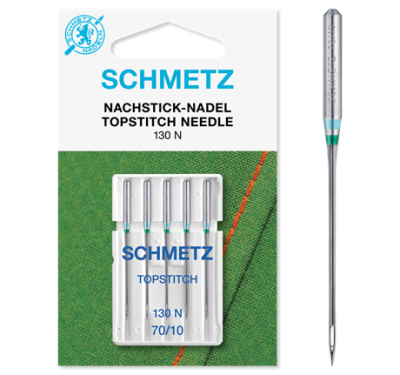 450070 Schmetz topstitch nål 130N 70 5-pack Artikelnummer:450070