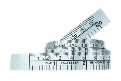 11406 Måttband 152 cm / 60 inch Självhäftande 2-PACK Tillverkad i Tyskland
