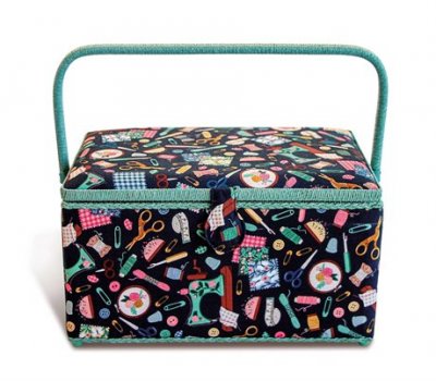 612 064 - Prym - Sykorg Sewing basket XL Needle&Thread 38,5x26x21 1 PACK 481,2 st - B1 (är tom vid försäljning)