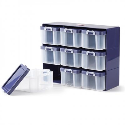 612 399 - PRYM - 9 Sorterings boxar 27 x 12 x 21 cm