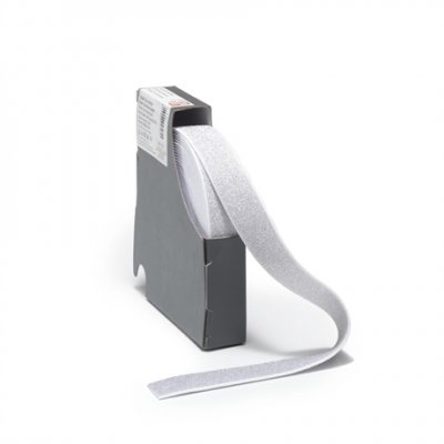 957 464 - PRYM - Resårband Vit/Silver 25mm, 7M