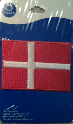 Dansk+flagga,+Coats,+4201100+00091+applikation+att+stryka+på.