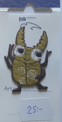 Falk skalbaggar insekter skalbagge  applikation att stryka på märke patches Iron on påpressbart motiv embroidered brodyr