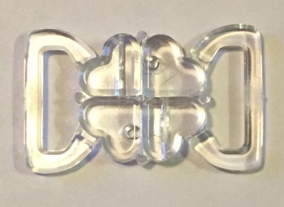 Bikinispänne till14 mm band. 1 par