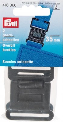 416 360 - PRYM - Spänne 35 mm Overall SVART