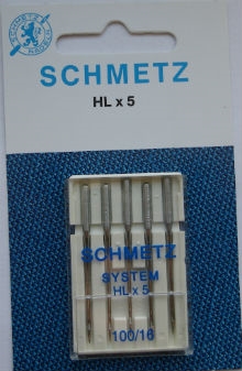 Nål HLx5 Professionella Quiltning maskins nålar 100 5-pack SCHMETZ