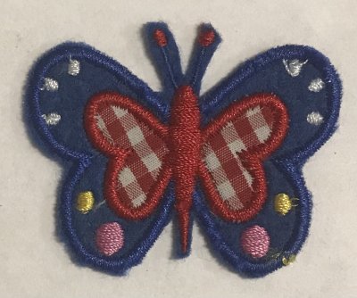 Fjäril 49 mm  x 37 mm