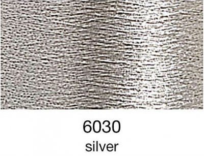 9844-6030 MADEIRA Heavy Metal 50% Polyester/50% Metalliserad Polycester. 6030 Silver 200M